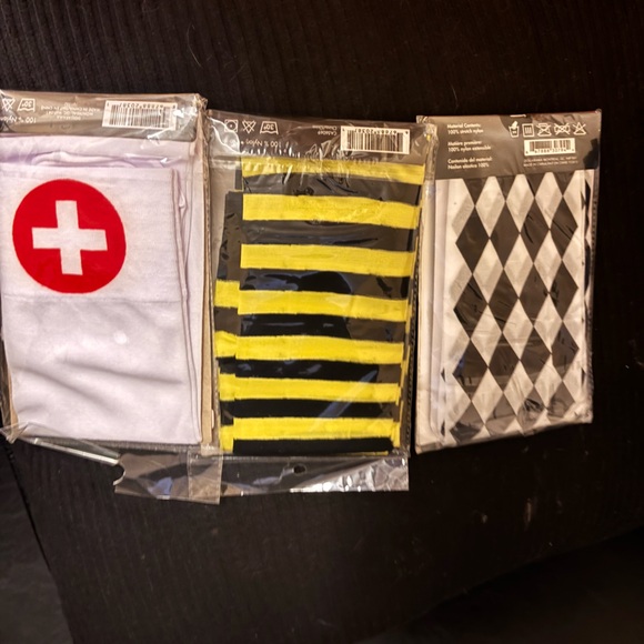 Yellow and Black thigh High nylons Comfortable Everyday Wear - Picture 3 of 3